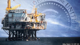 offshore oil drilling rig