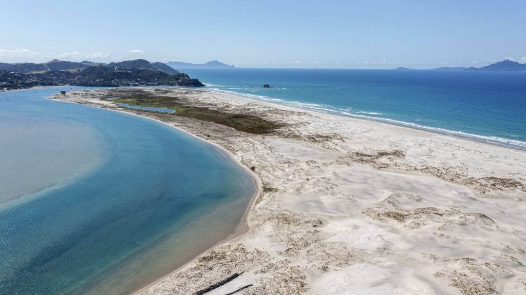 New Zealand sand beach