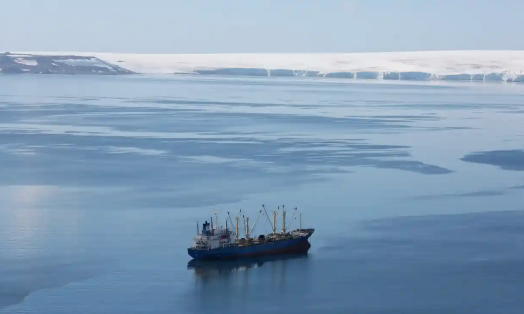 Fishing in Antarctica