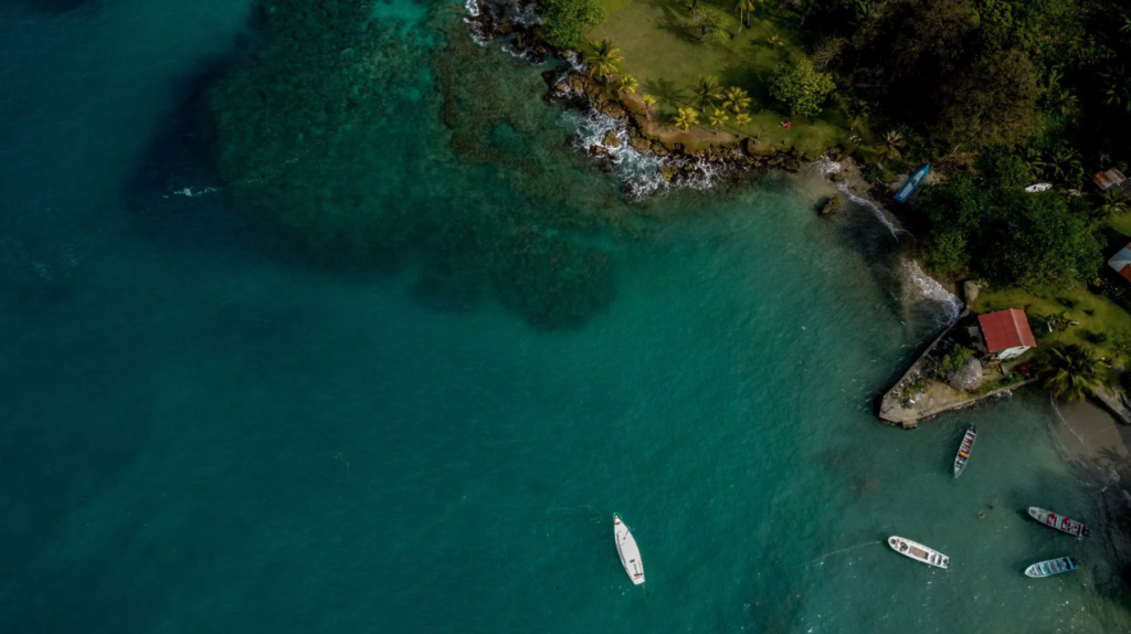 Colombia coastline